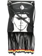 Jw Anderson Gilbert & George Policeman Printed Neck Pouch - Black