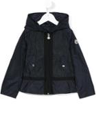 Moncler Kids Hooded Jacket, Girl's, Size: 6 Yrs, Blue