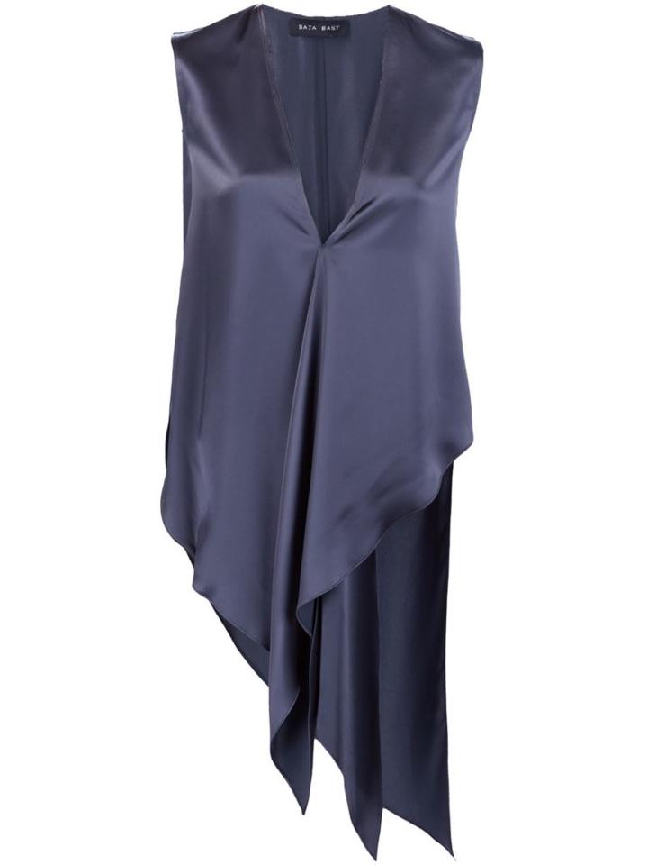 Baja East Asymmetric V-neck Top