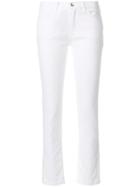 Dolce & Gabbana Ace Of Hearts Embroidered Jeans - White
