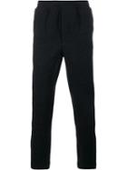 Ami Alexandre Mattiussi Tweed Track Pants, Men's, Size: 34, Blue, Wool/cotton/polyamide