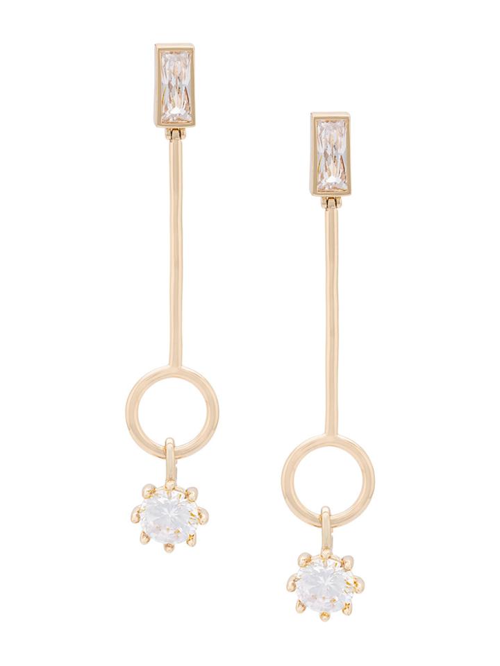 Eddie Borgo Baguette Estate Line Earrings - Metallic