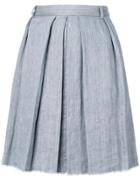 Steffen Schraut Front Pleated Skirt - Blue