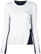 Rag & Bone Contrast Detail Pullover, Women's, Size: Large, Nude/neutrals, Nylon/spandex/elastane/merino