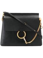 Chloé Faye Shoulder Bag, Women's, Black, Leather