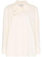 Low Classic Double Collar Heavy Cotton Shirt - Neutrals