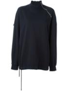 Issey Miyake Vintage Oversized Sweatshirt, Women's, Size: M, Blue