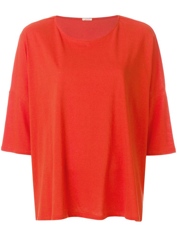 Apuntob Drop Shoulder T-shirt - Yellow & Orange