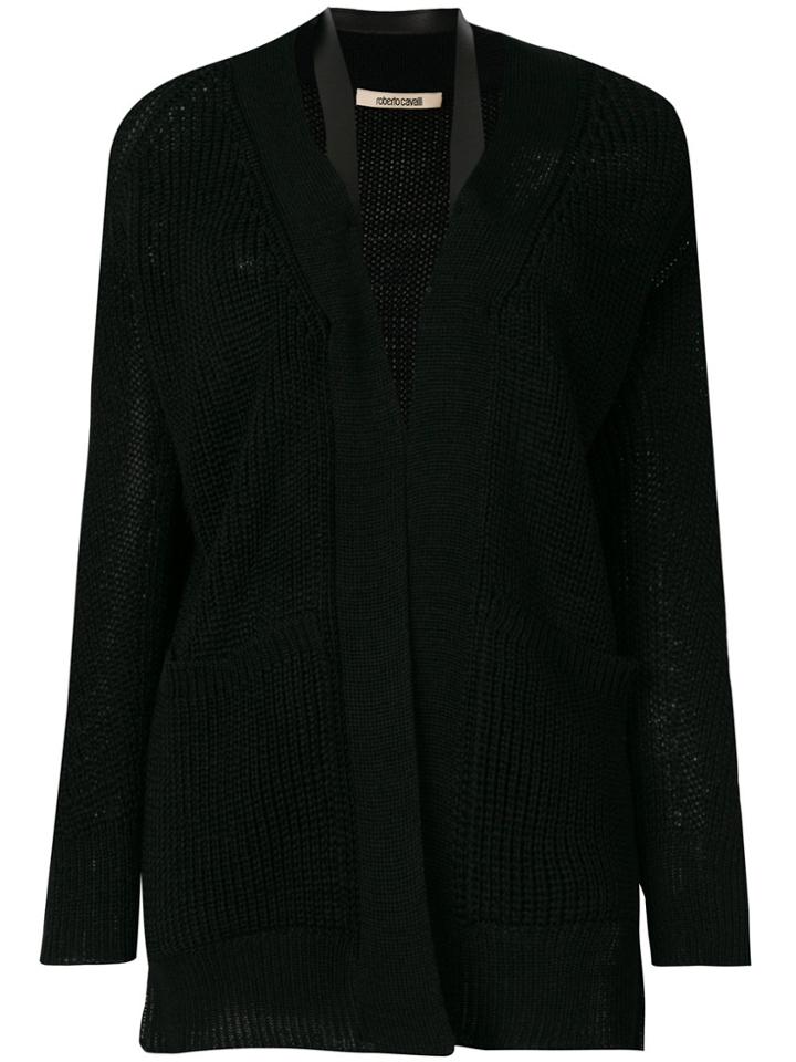 Roberto Cavalli Cut Out Cardigan - Black