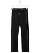 Givenchy Kids Teen Logo Band Track Trousers - Black