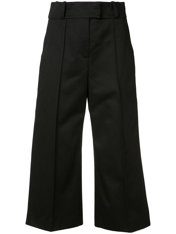 Wanda Nylon Josy Cropped Trousers, Women's, Size: 38, Black, Cotton