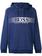 Boss Hugo Boss Logo Hoodie - Blue