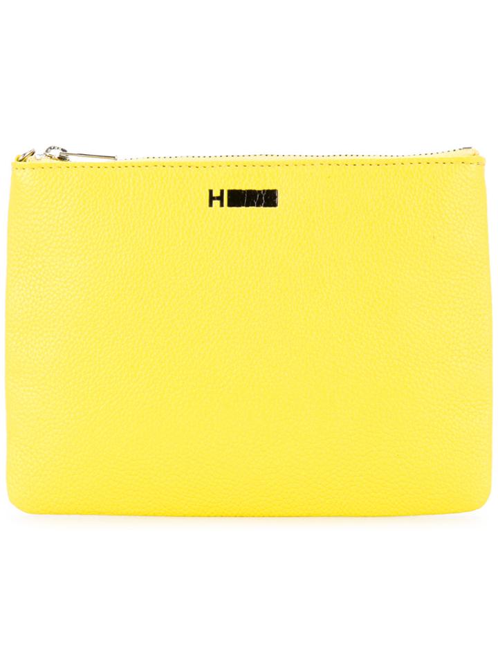 H Beauty & Youth Zip Wallet - Yellow & Orange