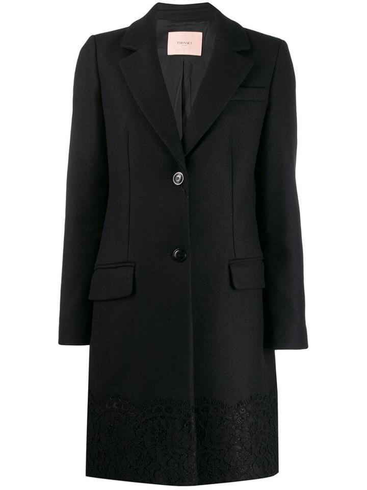 Twin-set Tailored Coat - Black