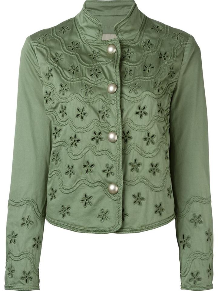 Ermanno Scervino Embroidered Eyelet Jacket
