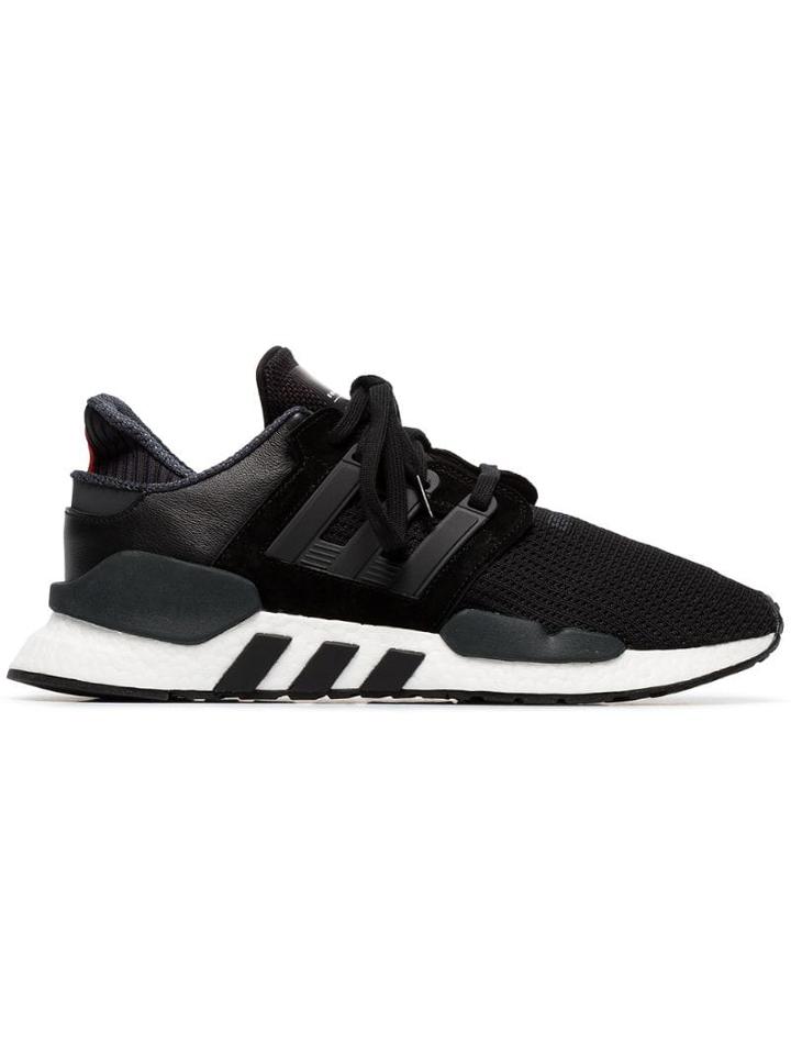 Adidas Black Eqt Support 91/18 Leather Sneakers
