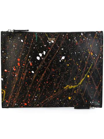Bertoni 1949 Splatter Effect Clutch Bag