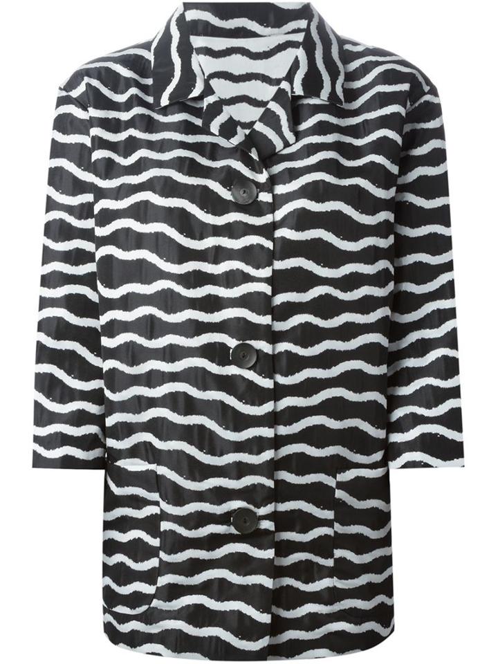Antonio Marras Striped Boxy Jacket