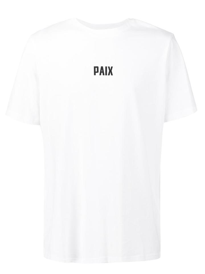 Oamc 'hawk' T-shirt, Men's, Size: Large, White, Cotton