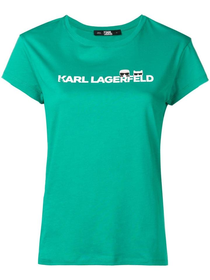 Karl Lagerfeld Classic Logo T-shirt - Green