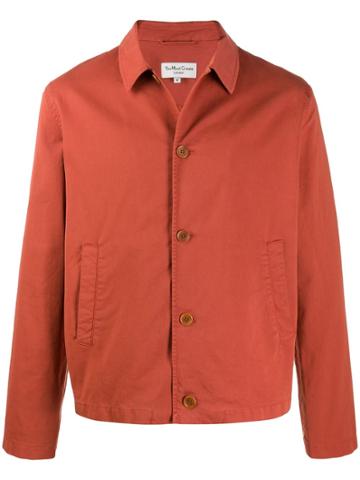 Ymc Textured Style Buttoned Shirt - Orange