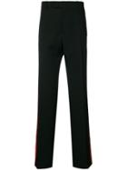 Calvin Klein 205w39nyc Tailored Trousers With Stripe Detail - Black