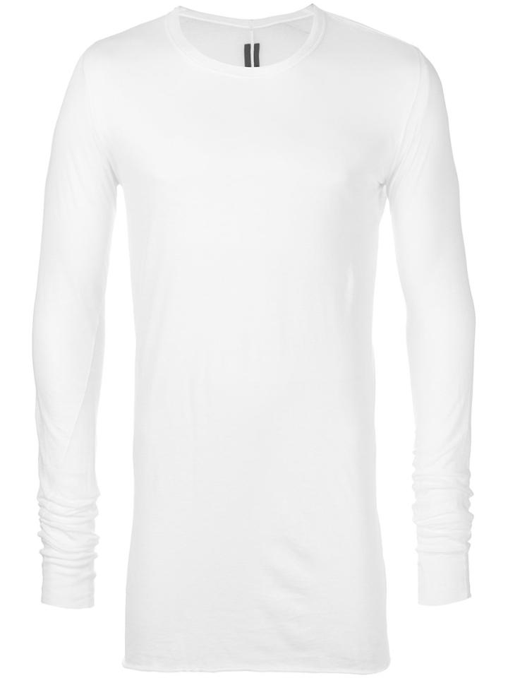 Rick Owens Long Sleeve T-shirt - White