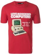 Love Moschino Computers T-shirt - Red