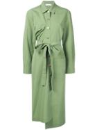 Rejina Pyo Madison Cotton Shirt Dress - Green