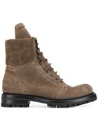 Rick Owens Lace-up Hiking Boots - Brown