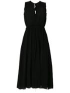 Raquel Allegra Raw Edge Dress - Black