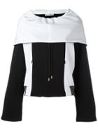 Paco Rabanne - Oversized Zipped Hoodie - Women - Cotton/polyamide/spandex/elastane - 40, Black, Cotton/polyamide/spandex/elastane