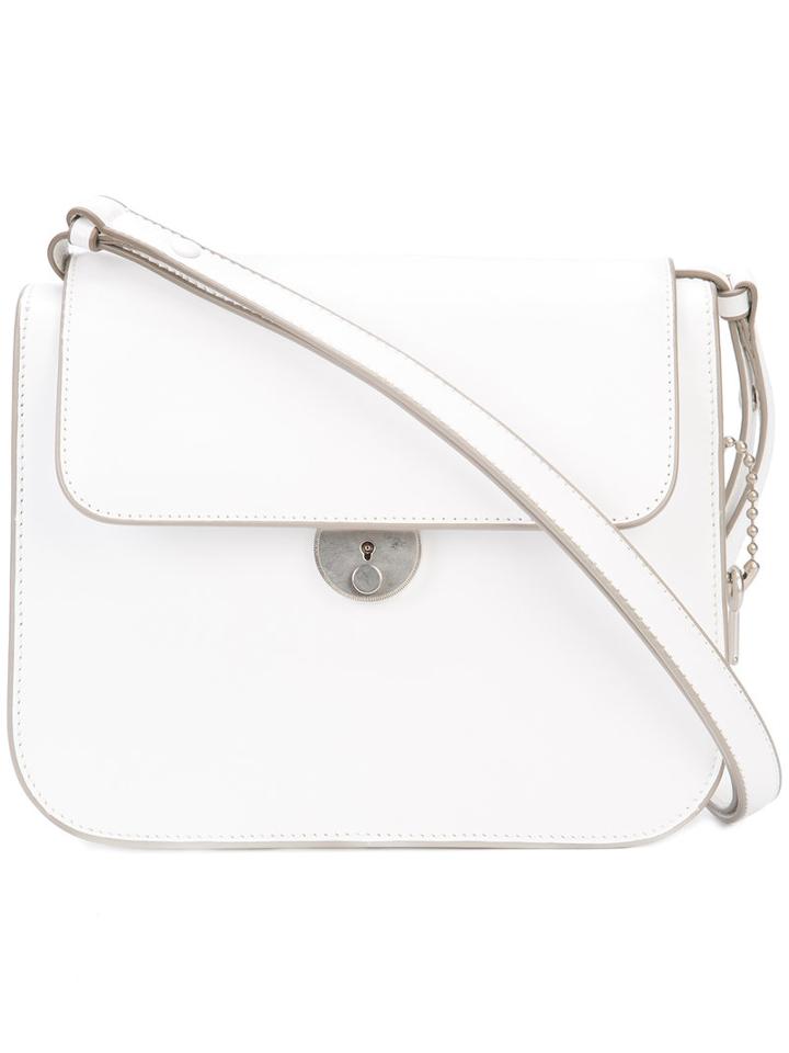 Maison Margiela - Structured Shoulder Bag - Women - Leather - One Size, White, Leather