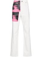 Calvin Klein 205w39nyc Warhol Electric Chair Print Straight Jeans -