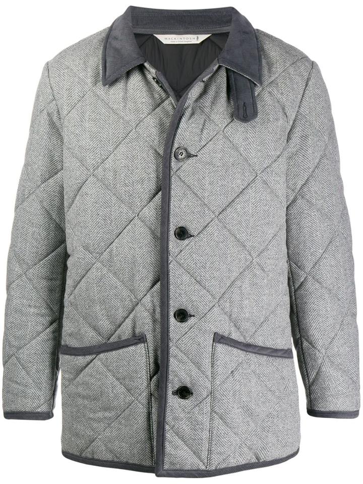 Mackintosh Waverly Light Grey Quilted Wool Jacket Gq-1001
