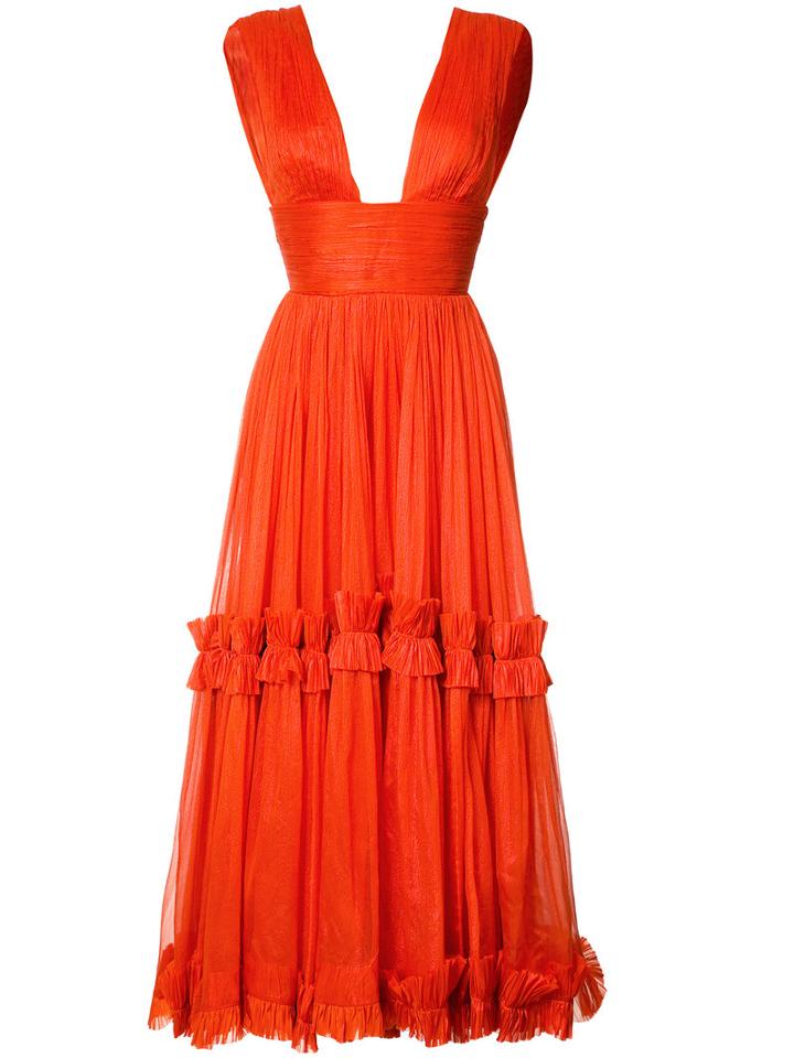 Maria Lucia Hohan - Polynesia Evening Dress - Women - Silk - 38, Red, Silk