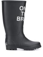 Diesel Only The Brave Print Boots - Black