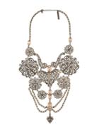 Alberta Ferretti Filigree Pendant Necklace