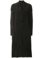 Salvatore Santoro Long Dropped Shoulder Coat - Brown
