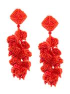 Sachin & Babi Grapes Earrings - Red