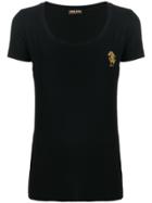 Roberto Cavalli Scoop Neck T-shirt - Black