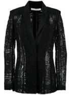 Martha Medeiros Lace Blazer - Black