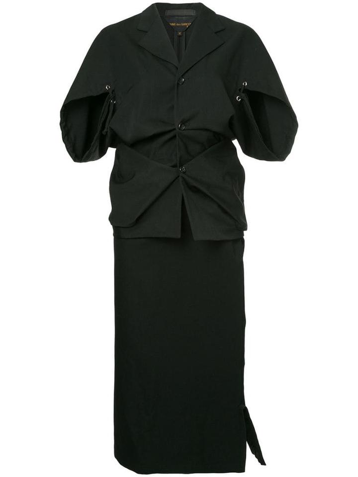Comme Des Garçons Pre-owned Jacket And Skirt Suit - Black