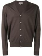 Canali Classic Cardigan - Brown