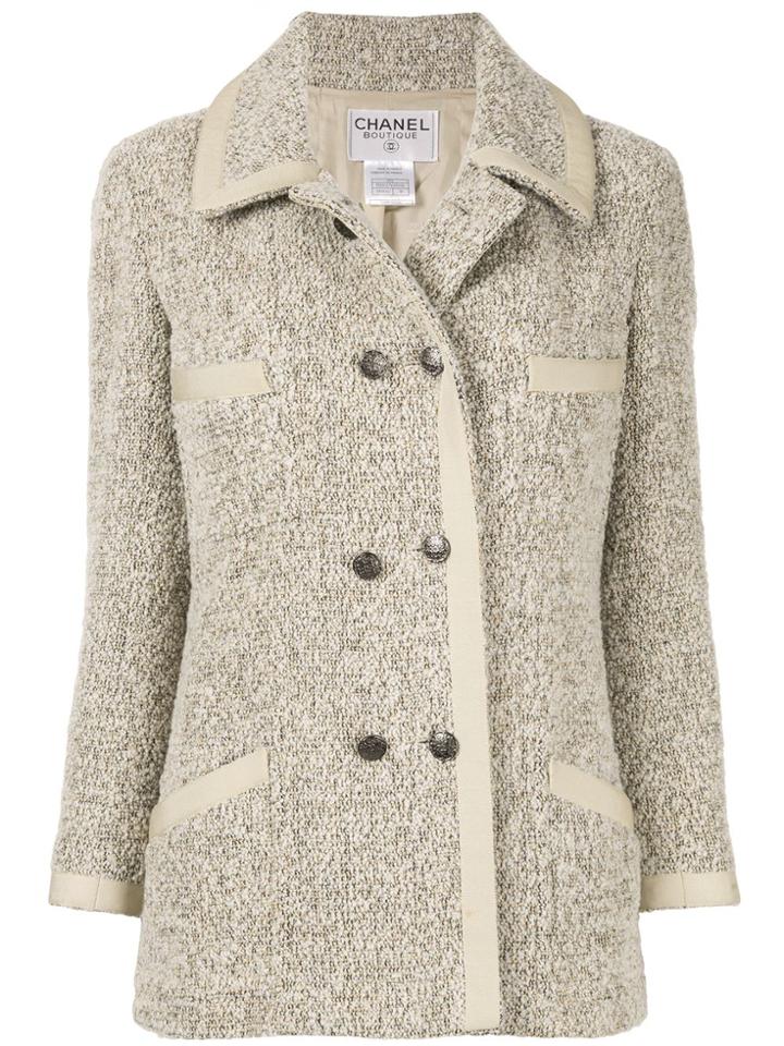 Chanel Pre-owned 1997's Long Sleeve Jacket - Brown