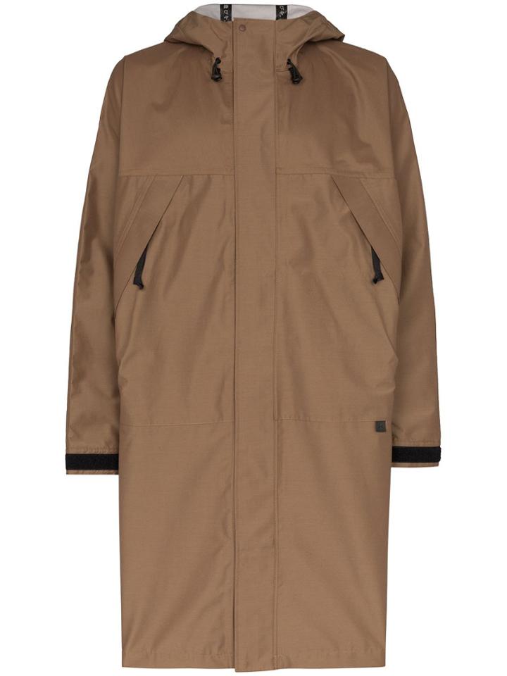 Snow Peak Hooded Coat - Brown