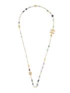 Chanel Vintage Byzantine Logo Necklace