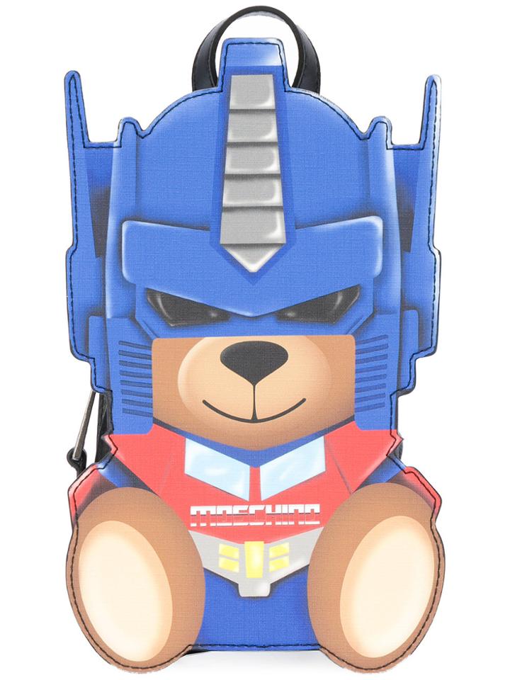 Moschino Transformer Teddy Backpack - Multicolour