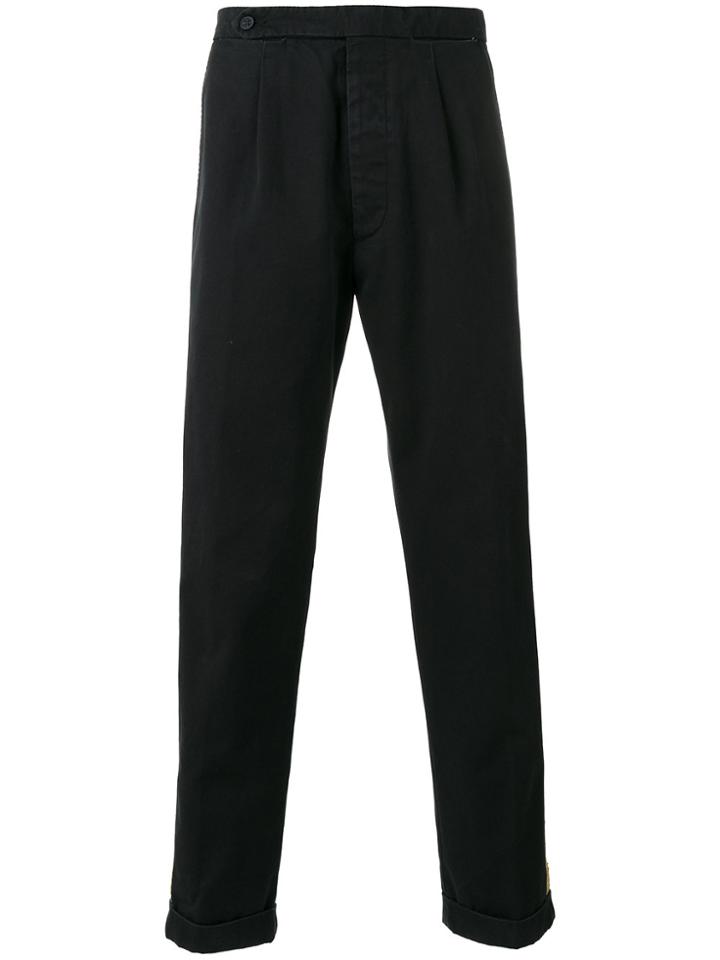 Palm Angels Side Stripe Chinos - Black