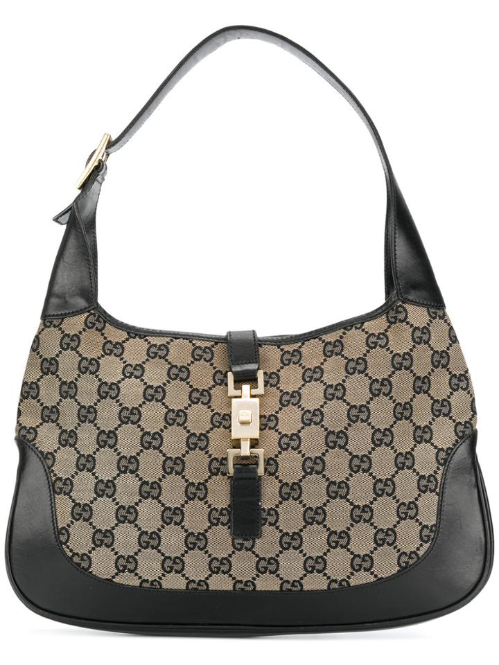 Gucci Vintage Jackio Shoulder Bag - Black